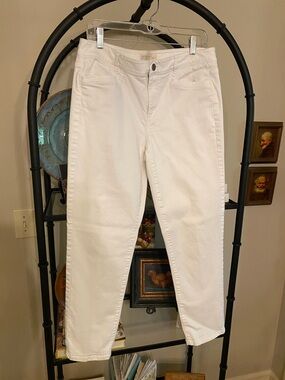 J Jill Women’s White Slim Jeans